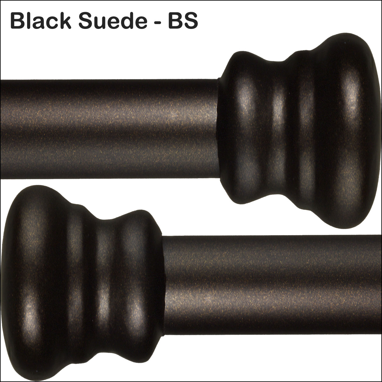 Black Suede BS Powder Coating Finish Wesley Allen Matriae