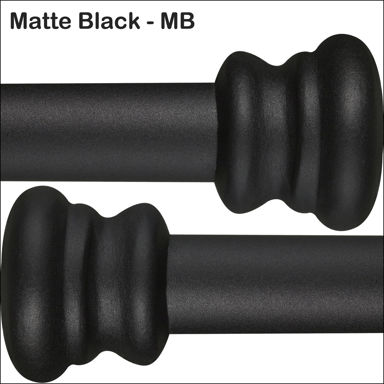 Matte Black MB Powder Coating Finish Wesley Allen Matriae