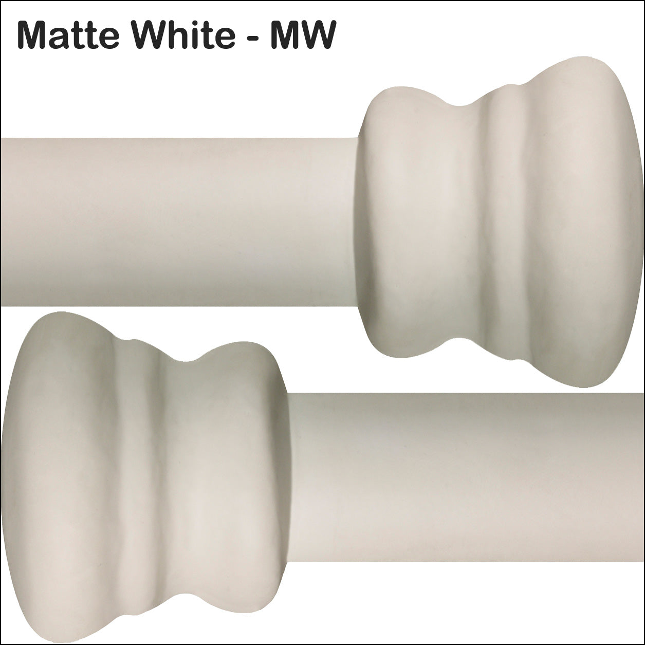 Matte White MW Powder Coating Finish Wesley Allen Matriae