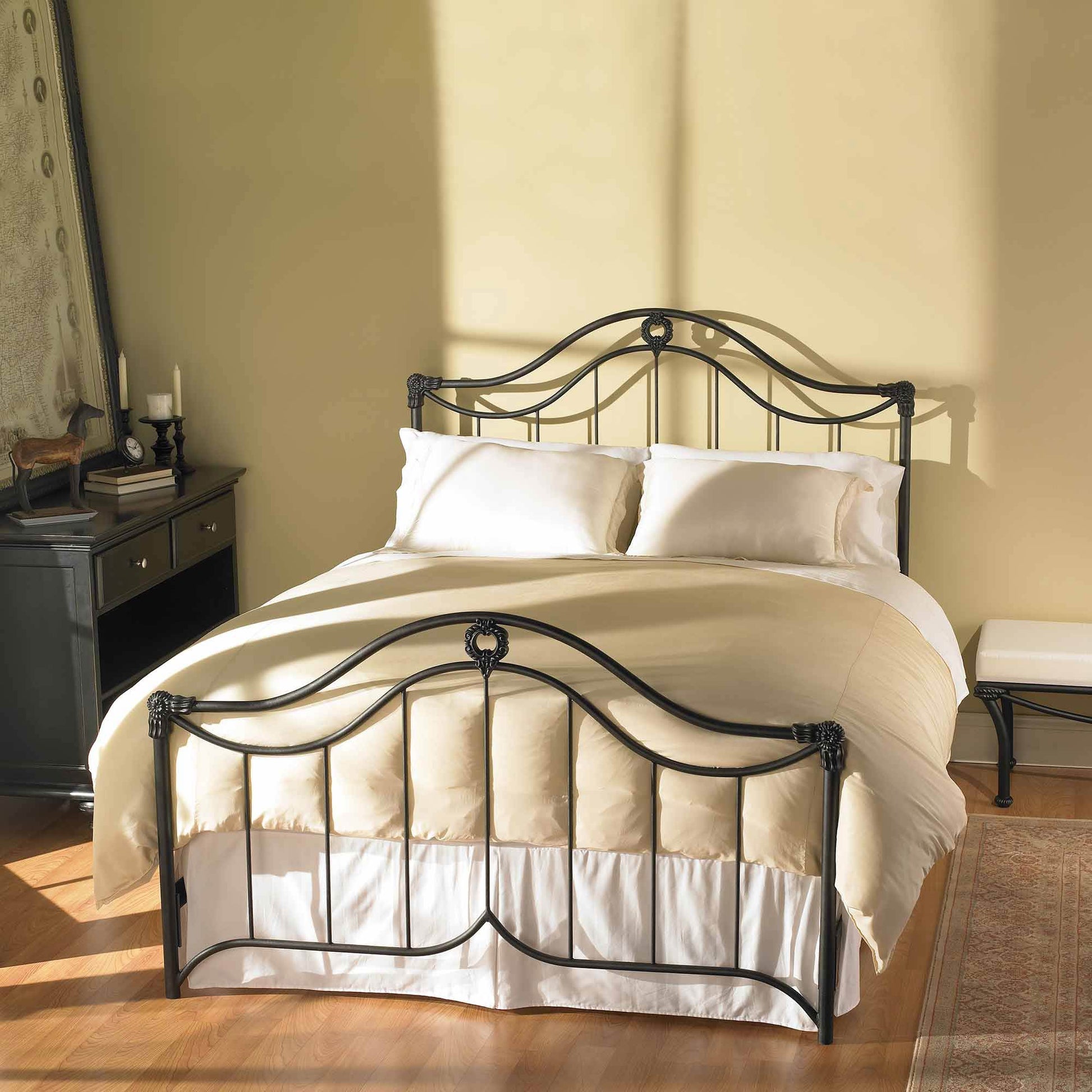 Montgomery Iron Bed 1081 Wesley Allen Matriae Bedroom