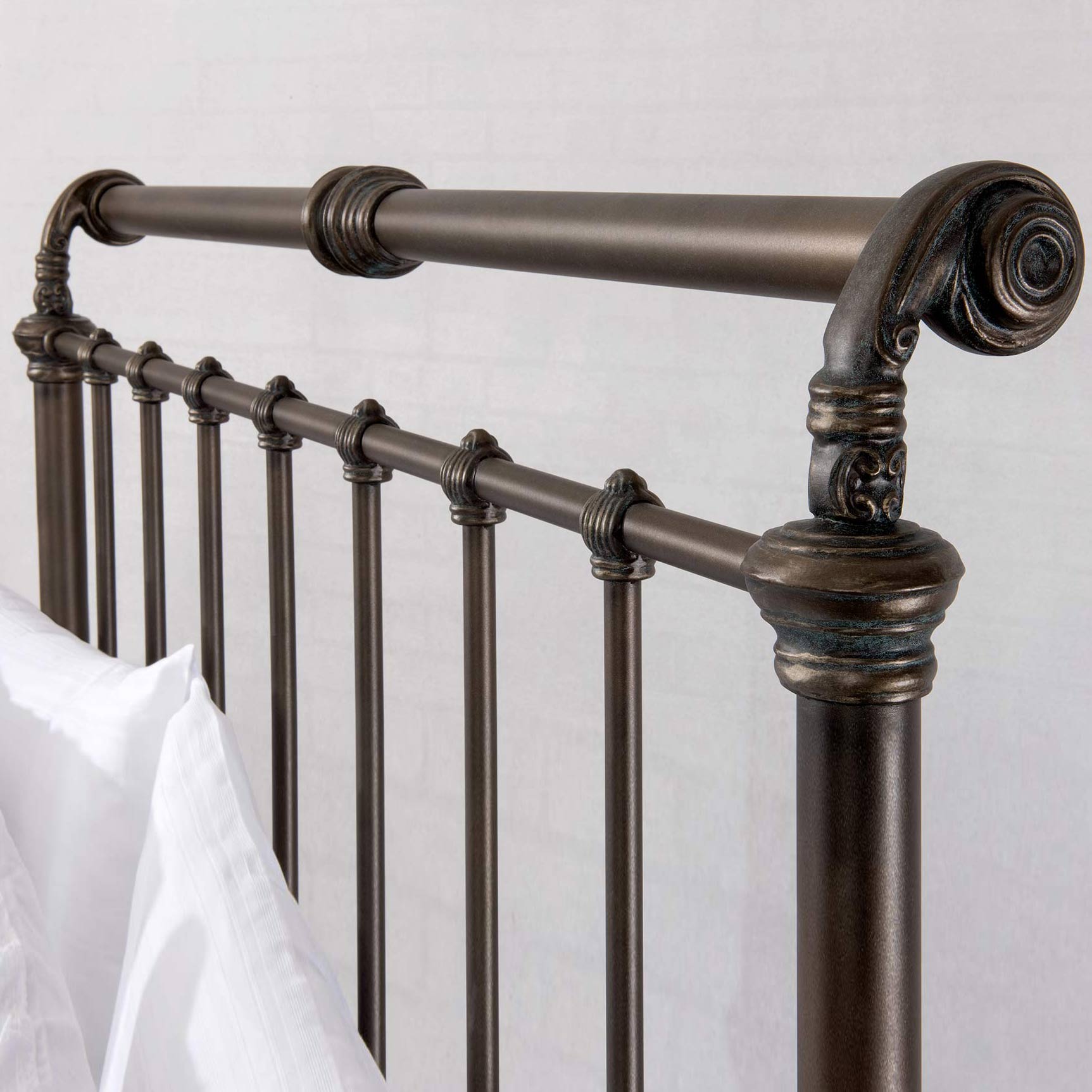 High End Iron Beds Solid Wrought Iron Headboards Page 2 Matriae   Sheffield Iron Bed 1039 Wesley Allen Queen Cbmpf Aged Bronze Finish Matriae Sleigh Headboard 9d2a27de A5f1 4cfd 9bfb 59caed06fed0 